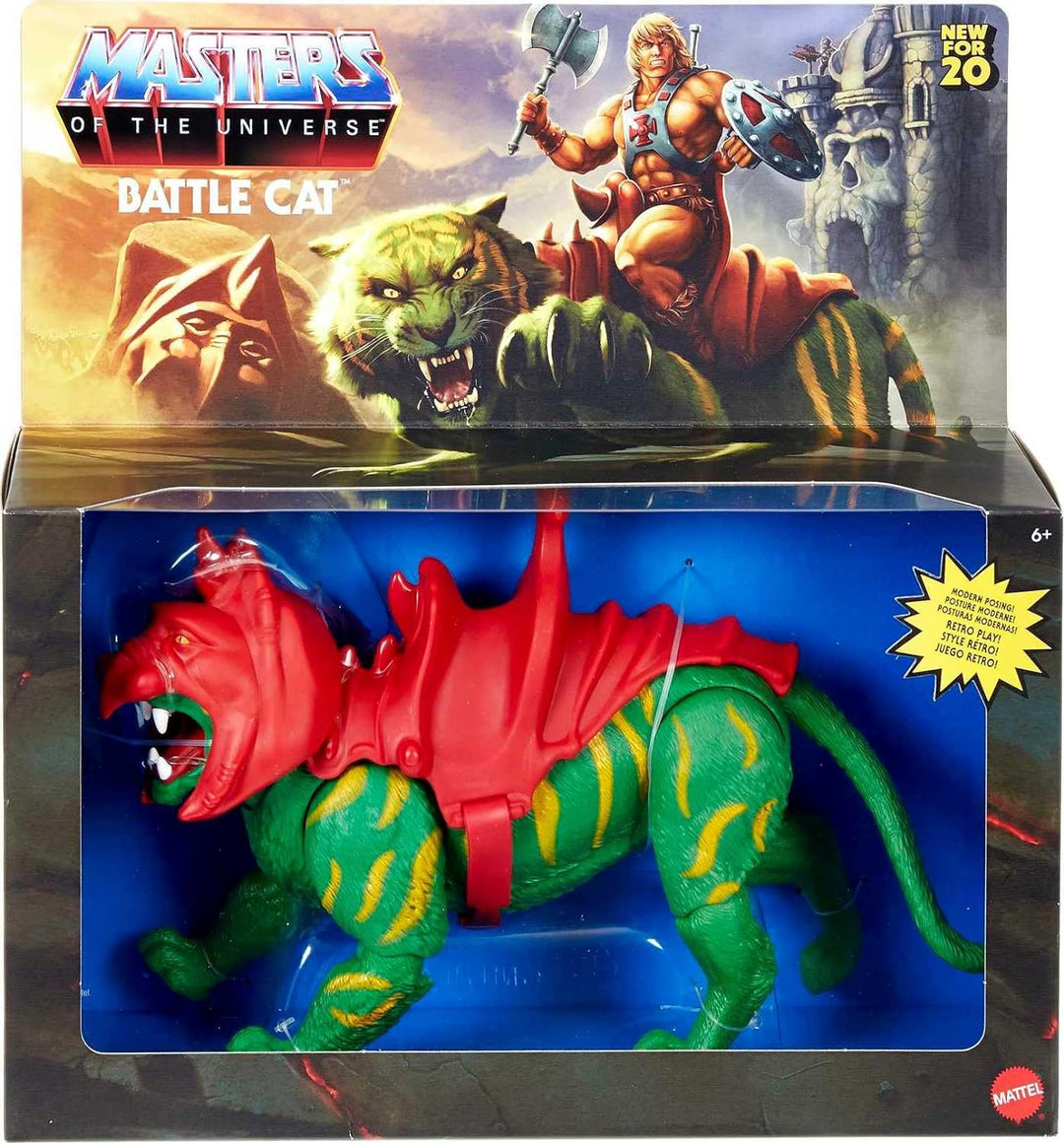 Masters of the Universe GNN70 - Origins Battle Cat, ca. 17 cm grosse Actionfigur, treuer Gefährte vo