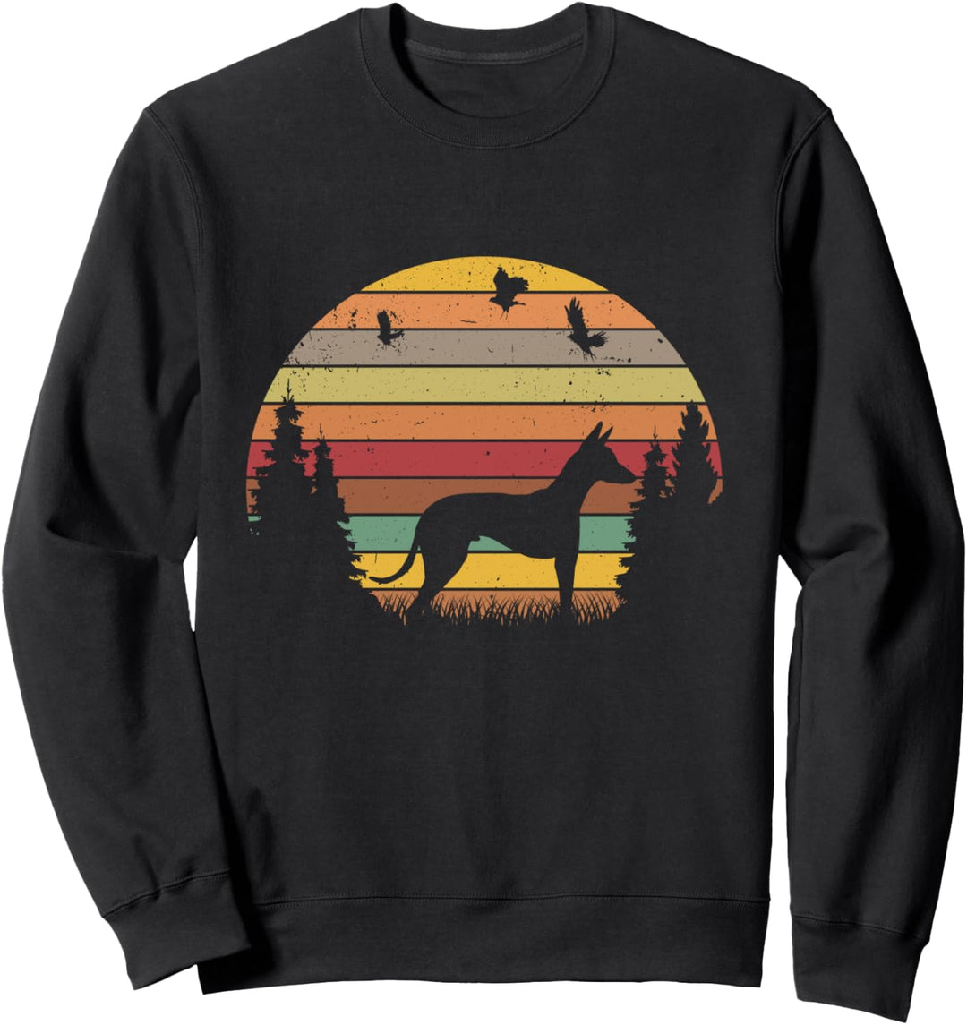 Podenco Retro Ibizian Hound Vintage Podenco Sweatshirt