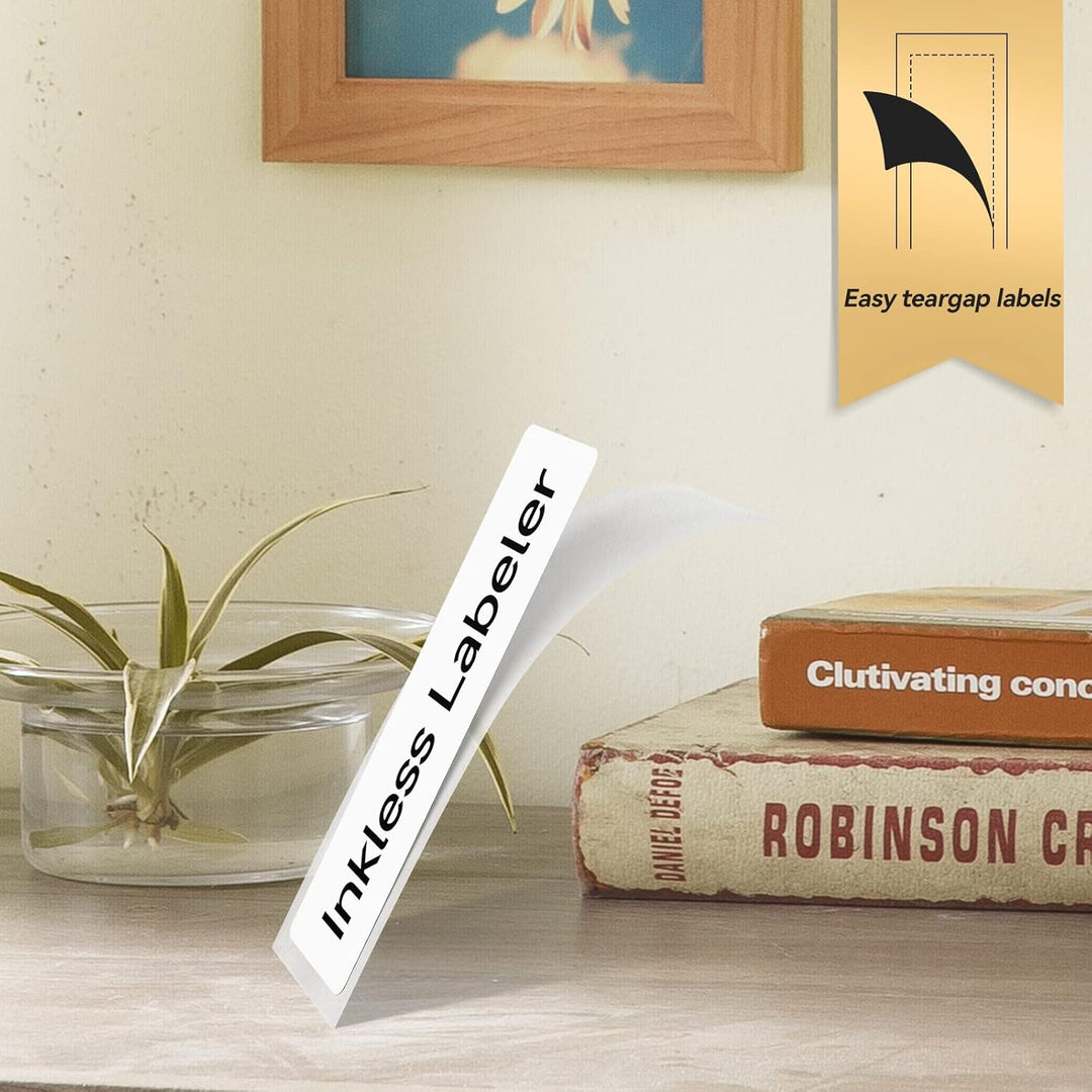 Pristar P15 Thermoband, 3 Rollen 14mm x 30mm, Transparent, 210 Etiketten/Rolle, Kompatibel mit P15 E