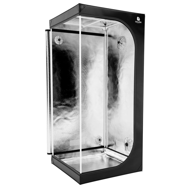 Caluma Growzelt 80×80×180cm – professionelles Indoor-Zelt, Growbox für Pflanzenanbau, lichtdicht, ul