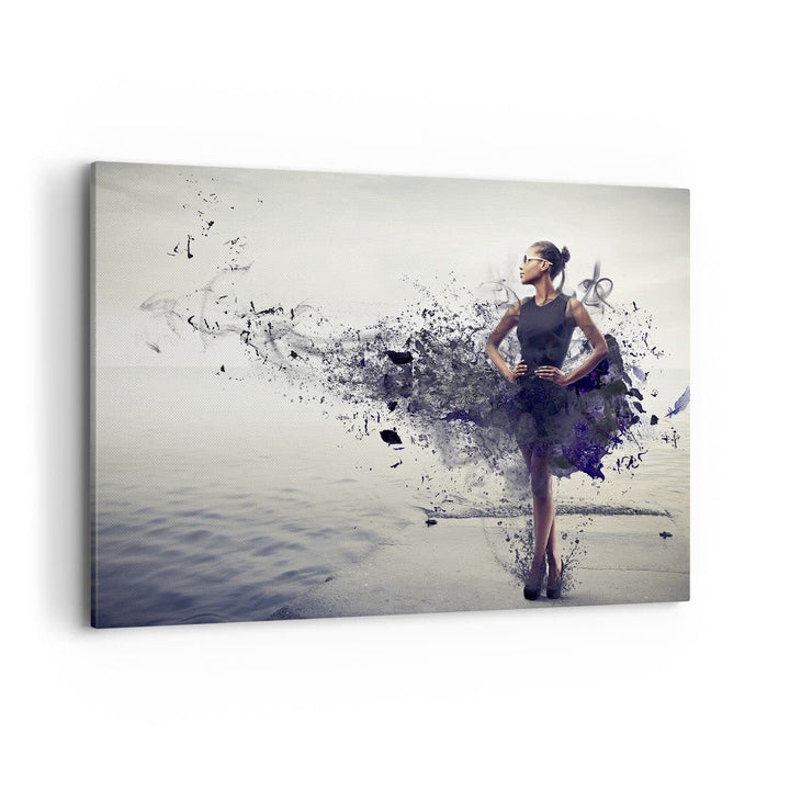 Bilder auf Leinwand 100x70cm Leinwandbild Afrika modell schönheit komposition Gross Wanddeko Bild Sc