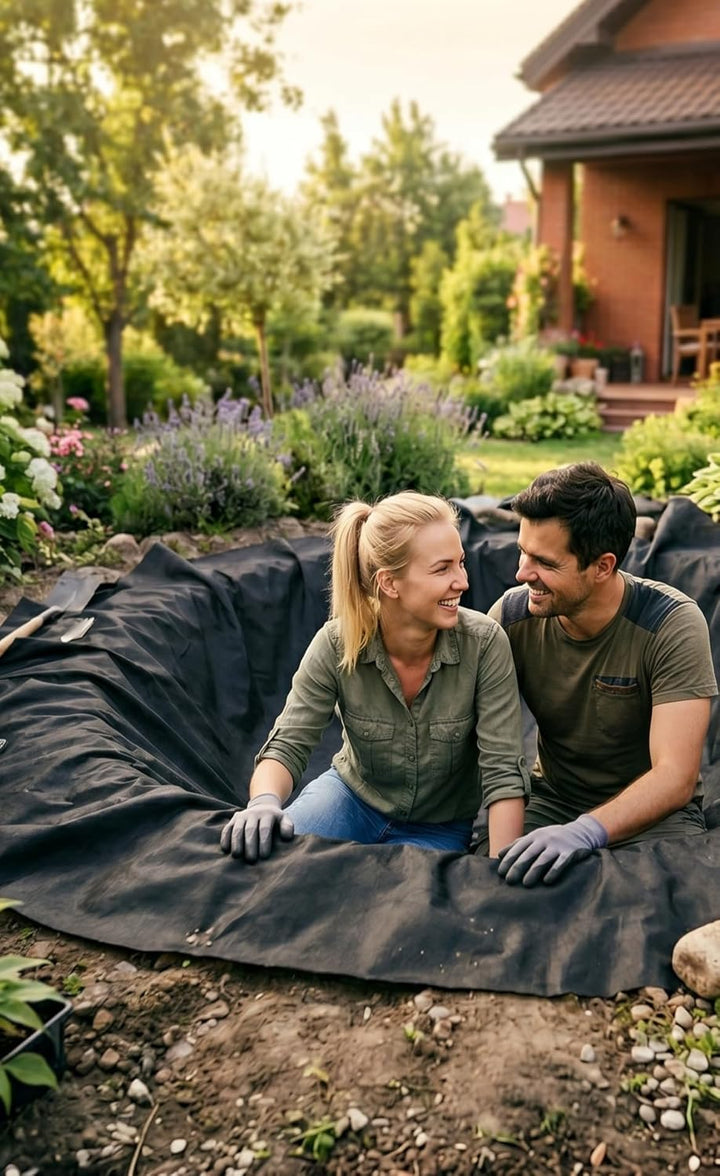 ASF Drainagevlies 150g/m² 10m x 1m – Extra Starkes Filtervlies, Geotextil Gartenvlies Wasserdurchläs