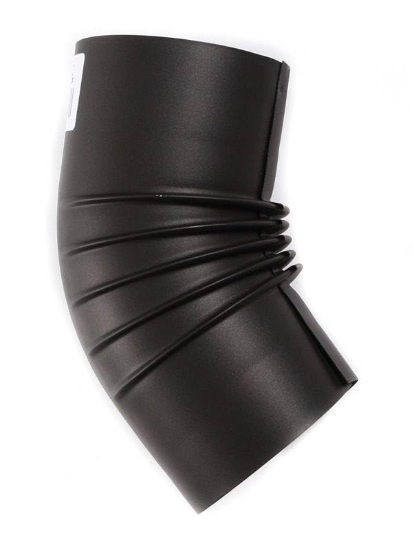 Ofenrohr FAL Rauchrohr feueraluminiert Kaminrohr Abgasrohr Schwarz Ofenzubehör Ofenknie Bogen 45° 12