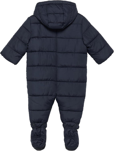 Schneeanzug mit abnehmbaren Füsschen und samtigem Fleecefutter 80 Navy, 80 Navy