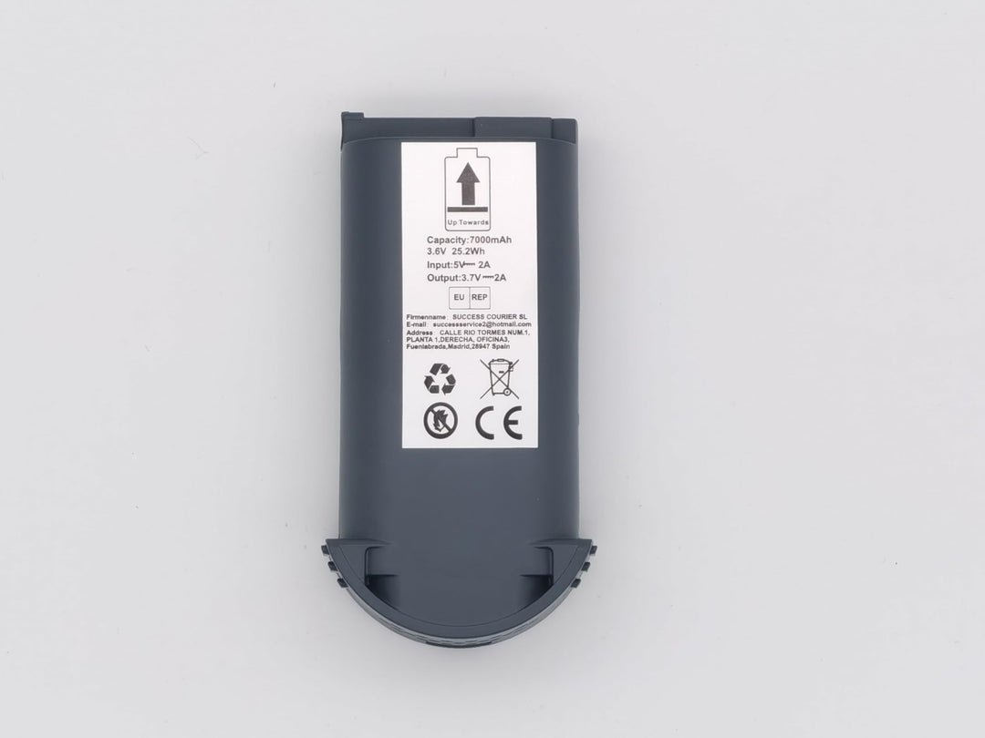 SIMBAILAI 7000 mAh Graue Akku-Batterie für Drahtlose Video-Türklingel, Kompatibel mit TL-AH801 8-Zol