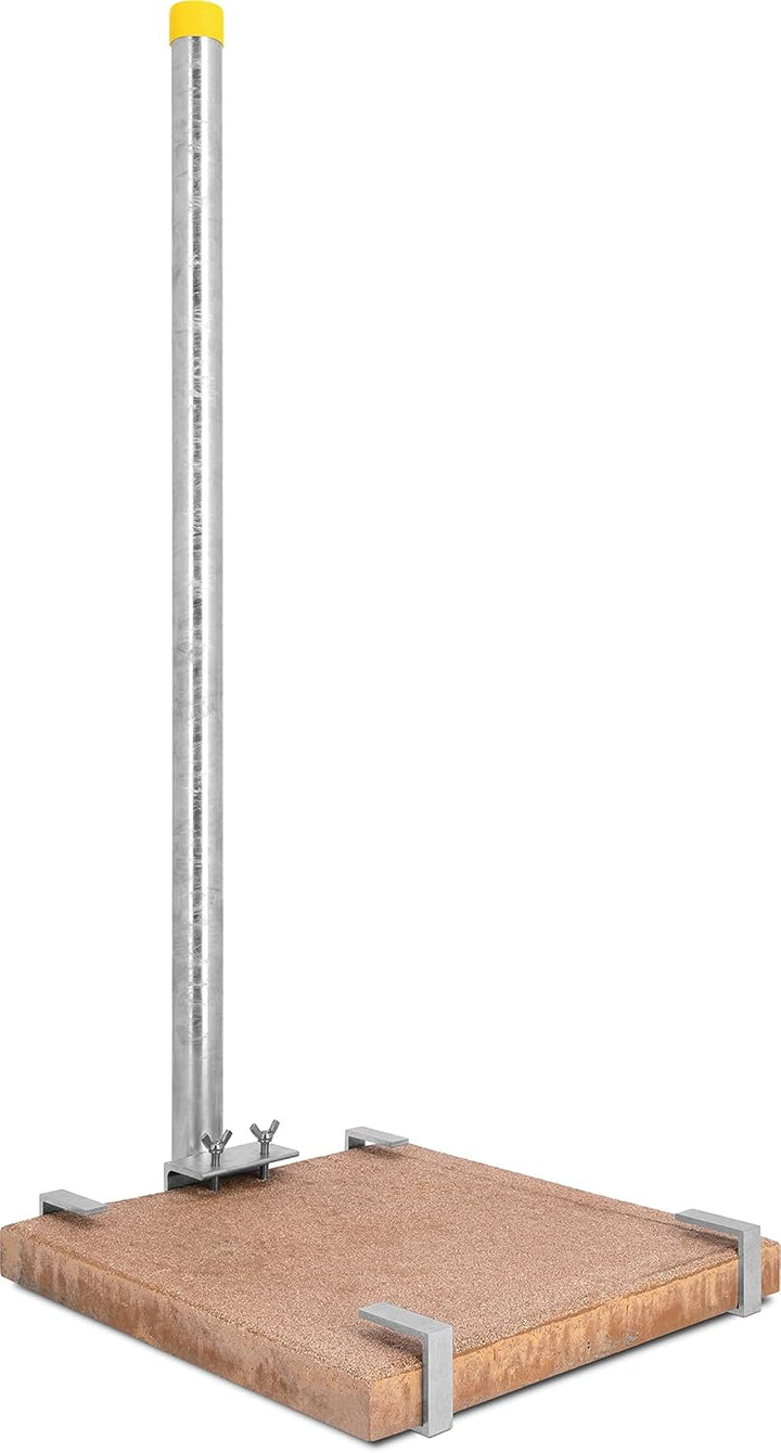 TechniSat Balkonständer 42 mm Rohr (für TECHNITENNE 60/70, mit Gehwegplatten Aufnahme für die stabil