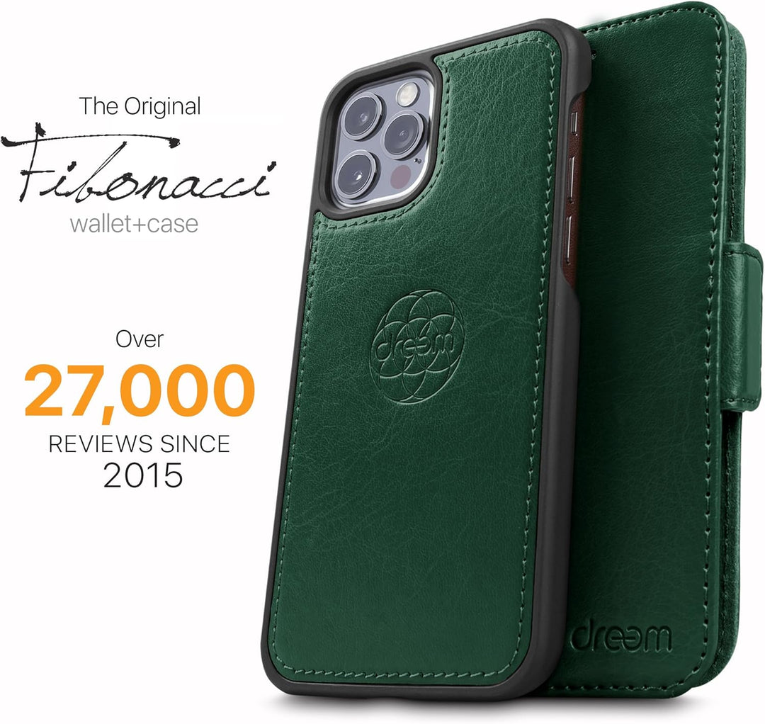 Dreem Fibonacci 2in1 Handyhülle Flipcase für iPhone 12 & 12 Pro | Magnetisches iPhone Case | TPU Etu