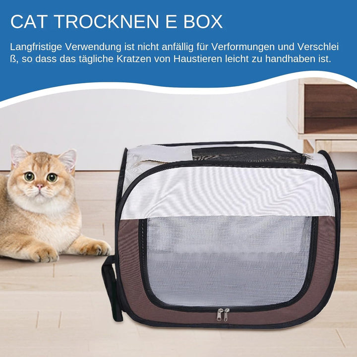 Hunde Trockenbox | Katzen-Transportbox Trockenraum,Tragbares Trocken- & Badezubehör Für Haustiere Be