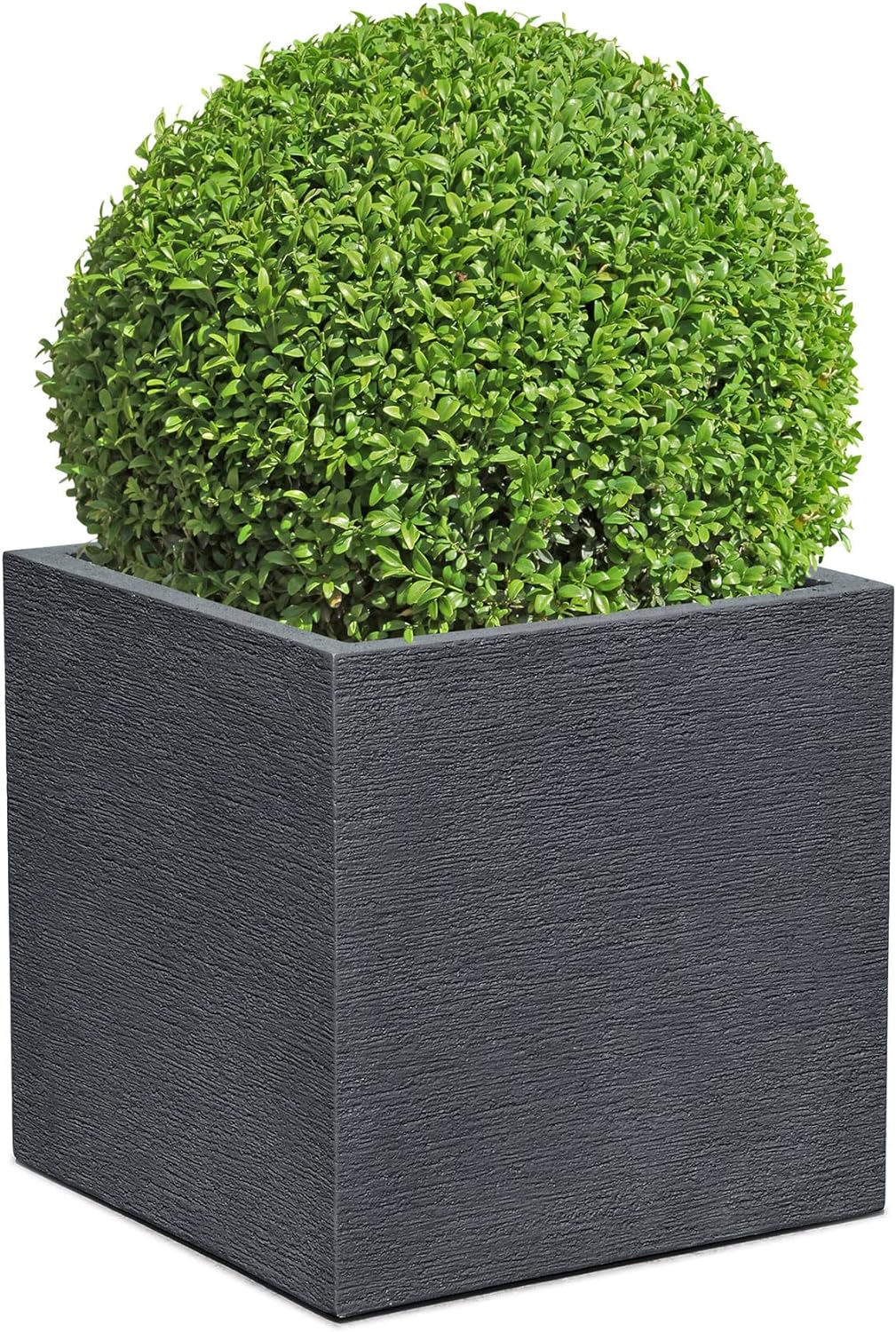 ESCHBACH® Pflanzkübel Cube 40 Nero Anthrazit Quadratisch * 40 x 40 x 40 cm * 10 Jahre Garantie 40x40