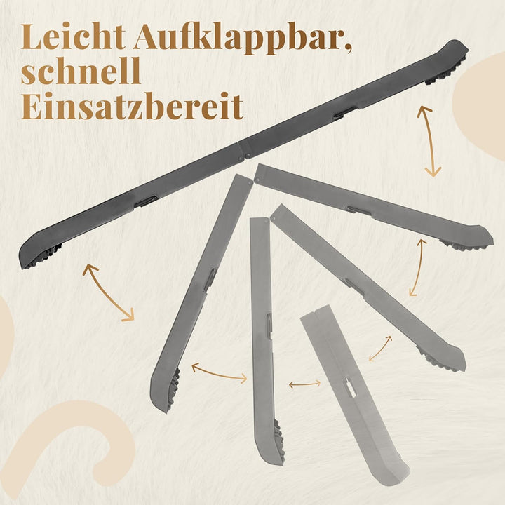 Hunderampe Auto Klappbar – 174 cm Lang & 38 cm Breit – rutschfeste Gummi Rampe für grosse Hunde – St