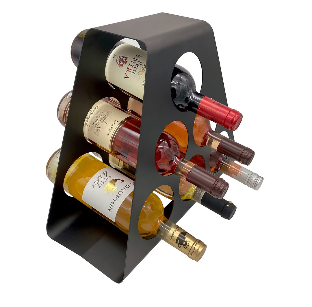 GP Get Productive Weinregal (6er Flaschenhalter) freistehend und modernes Design aus stabilem Metall