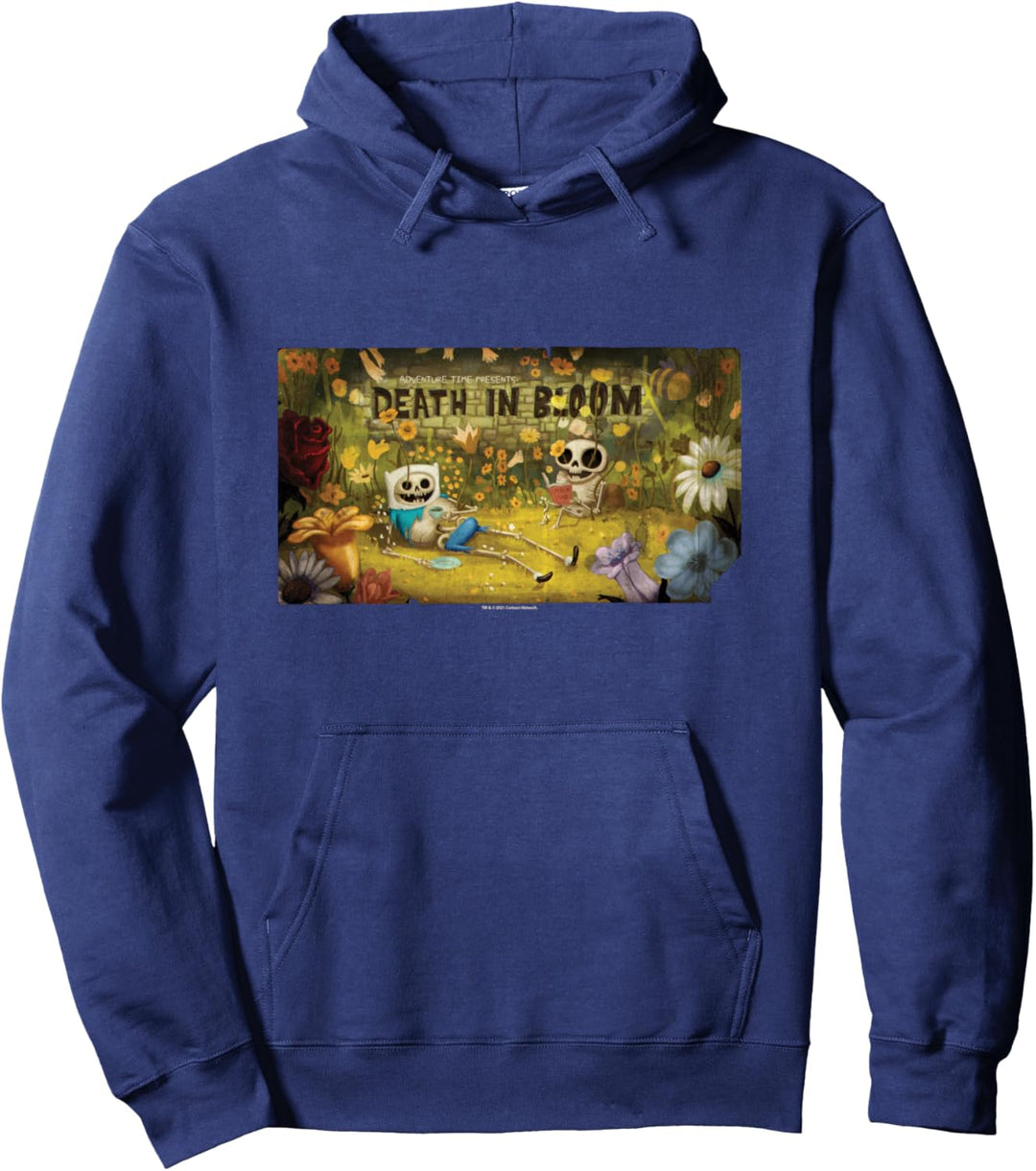 Adventure Time Death In Bloom Card Pullover Hoodie
