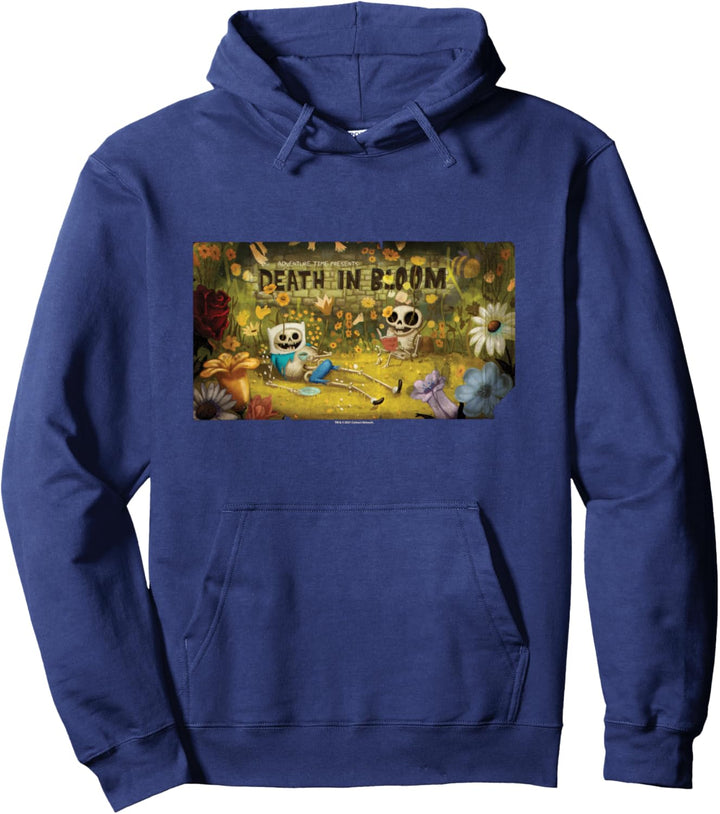 Adventure Time Death In Bloom Card Pullover Hoodie