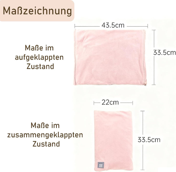 Handwärmer Elektrisch, Beheizbare Handschuhe mit 10000mAh Akku, Taschenwärmer wiederverwendbar 3 Hei