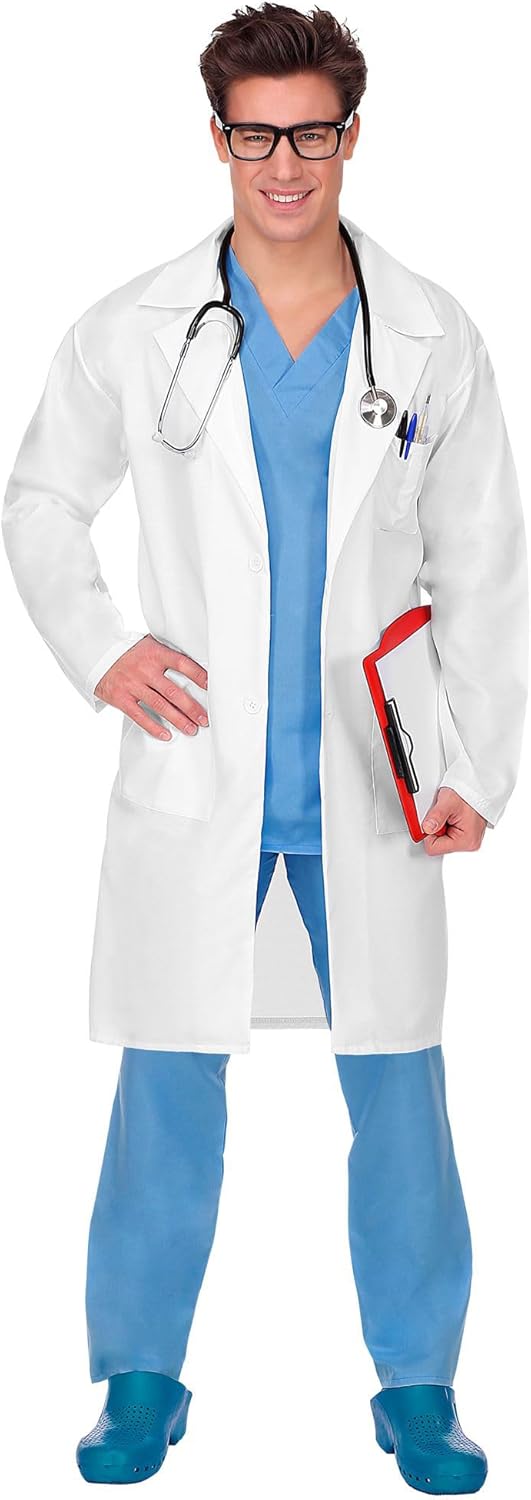 "DOCTOR" (shirt, pants, lab coat) - (M), M