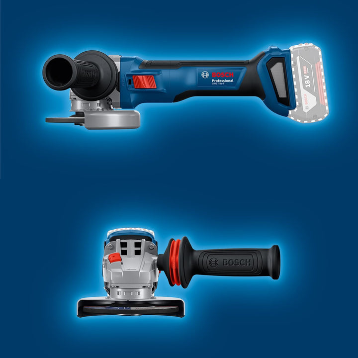 Bosch Professional 18V System Akku-Winkelschleifer GWS 18V-11 (Scheibendurchmesser 125 mm) ohne Dreh
