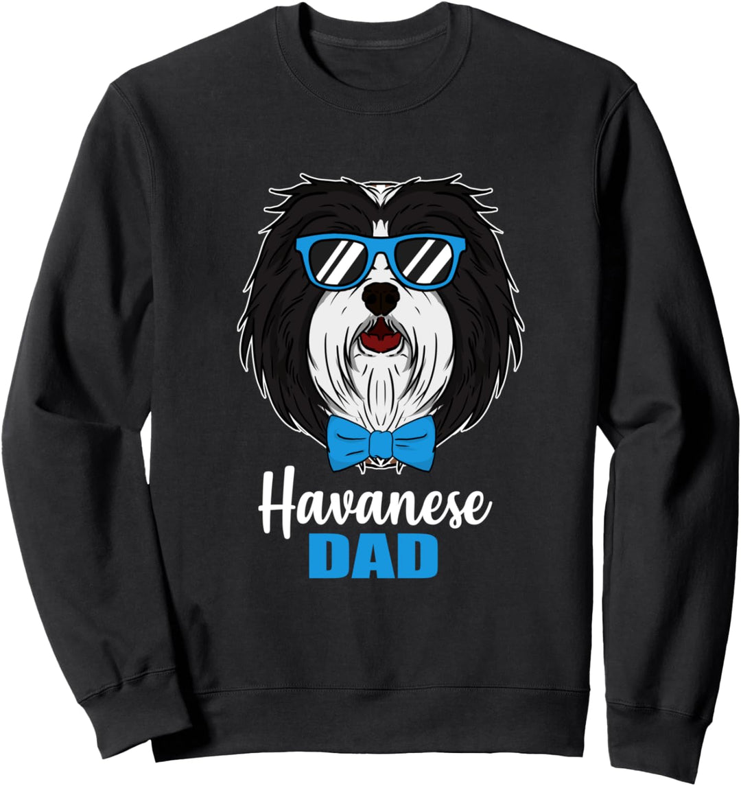Lustiges Hunde Papa Geschenk Herrchen Havaneser Hund Sweatshirt
