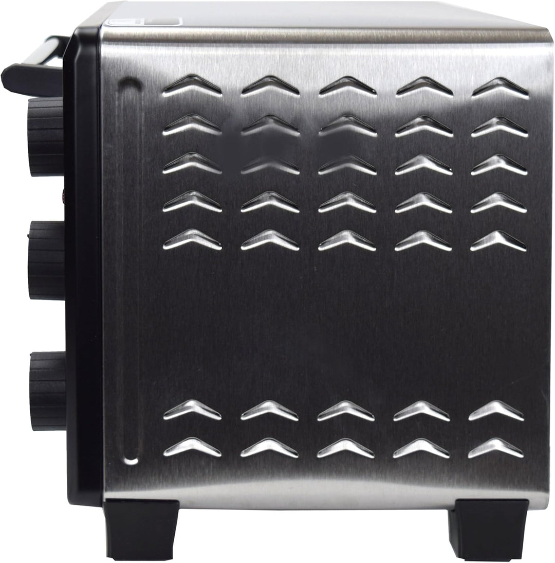 Syntrox Germany 18 Liter Mini Stand Backofen mit Umluft und Drehspiess Miniofen Minibackofen Pizzaof