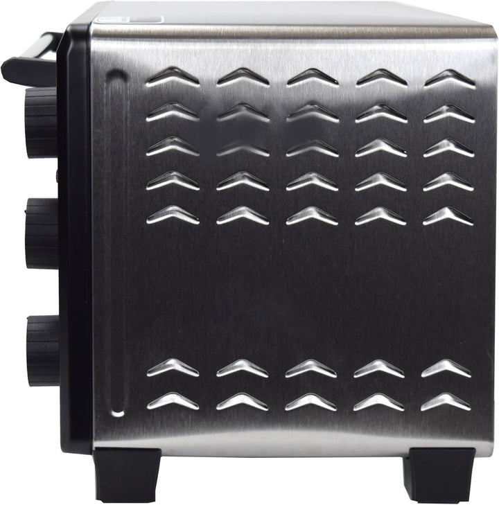 Syntrox Germany 18 Liter Mini Stand Backofen mit Umluft und Drehspiess Miniofen Minibackofen Pizzaof