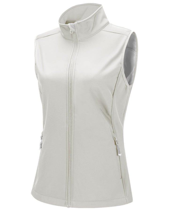 33,000ft Weste Damen Outdoor Leichte Softshell-Weste Ärmellose Jacke Winddichte Fleece Damenweste fü