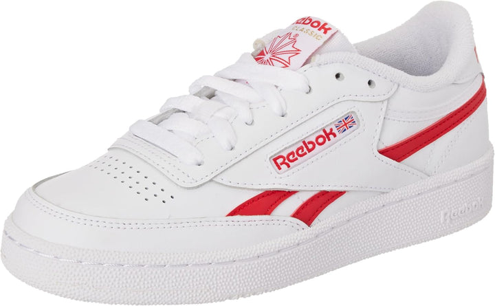 Reebok Unisex Club C Revenge Sneaker 34 EU Ftwwht Vecred Ftwwht, 34 EU Ftwwht Vecred Ftwwht