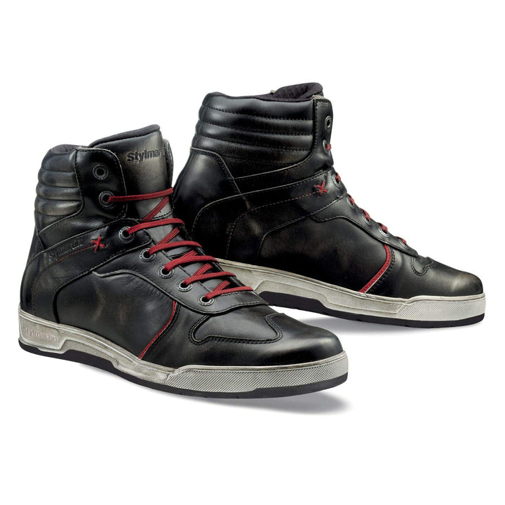 Stylmartin Iron Schuhe Unisex Turnschuh 42 EU Schwarz Nero Black, 42 EU Schwarz Nero Black