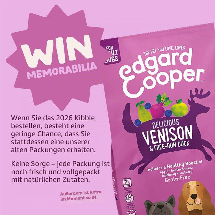 Edgard & Cooper Frisches Hirsch & Freilandente - Getreidefrei trockenfutter fur Erwachsene Hunde (12