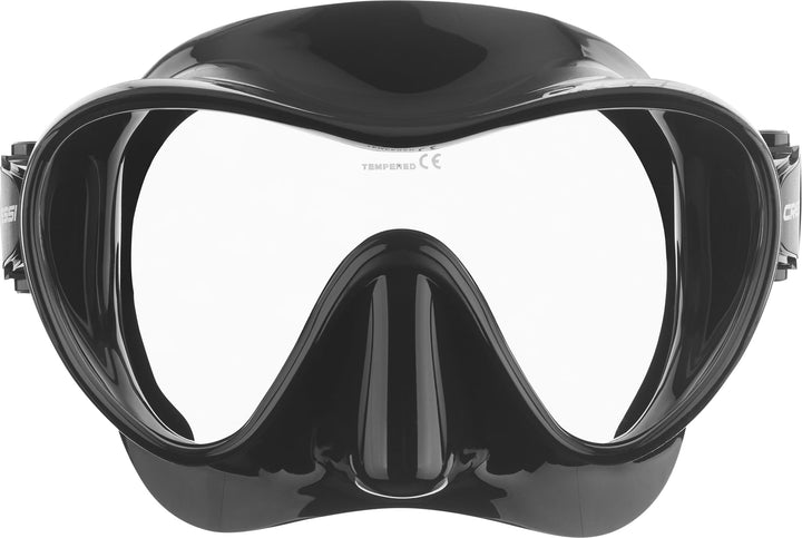 Cressi F1 - Rahmenlose Maske oder Rahmenlose Maske + Schnorchel Dry Combo Set zum Tauchen und Schnor