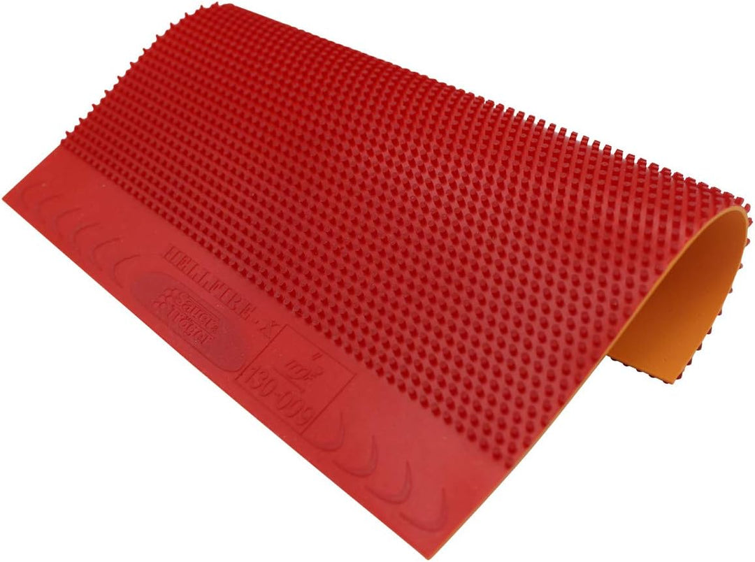 Lange Noppe Hellfire X | Sauer & Tröger Tischtennis | Rot, Schwarz | OX, 0,5 1,2 Colore: Rosso 0,5 m