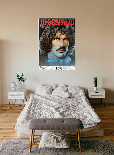 Jim Capaldi - Electric Nights, Wiesbaden 1979 » Konzertplakat/Premium Poster | Live Konzert Veransta