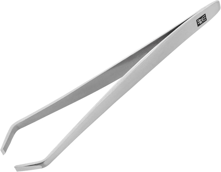 ZWILLING Pinzette Abgewinkelt (Zupfen von Augenbrauen, angeraute, perfekt kalibrierte Spitzen, hypoa