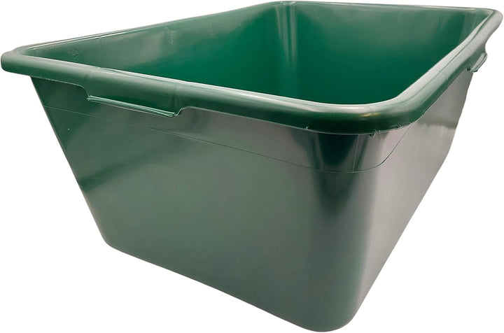 Wanne grün Futterwanne 65 Liter lebensmittelecht - Plastikwanne Wassertrog Kunststoffwanne 70x45 cm