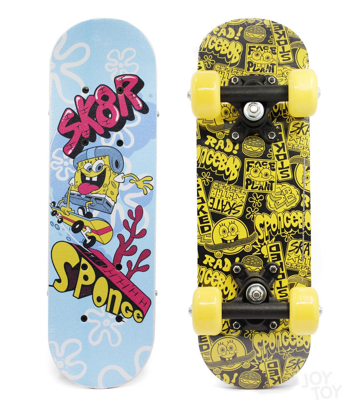 Joy Toy - Spongebob Squarepants Mini Skateboard aus Holz - 43x12x8 cm