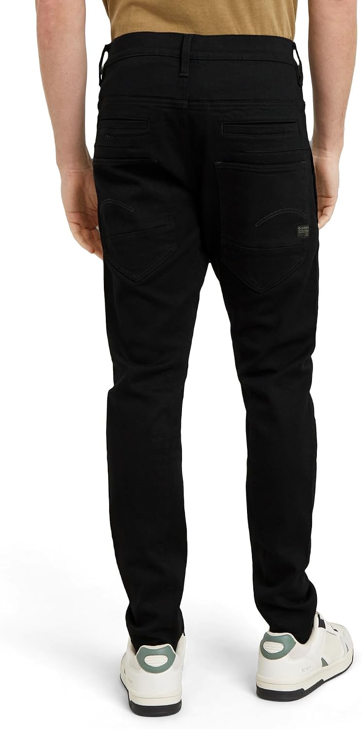 G-STAR RAW Herren D-Staq 3D Slim Jeans 26W / 30L Schwarz (Pitch Black D05385-b964-a810), 26W / 30L S