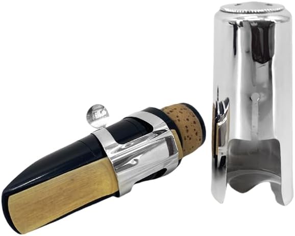 Yinfente Professionelle Klarinette, Ebonit-Holz, flache Klarinette, 2 Fässer, mit Tasche, Schilfzube