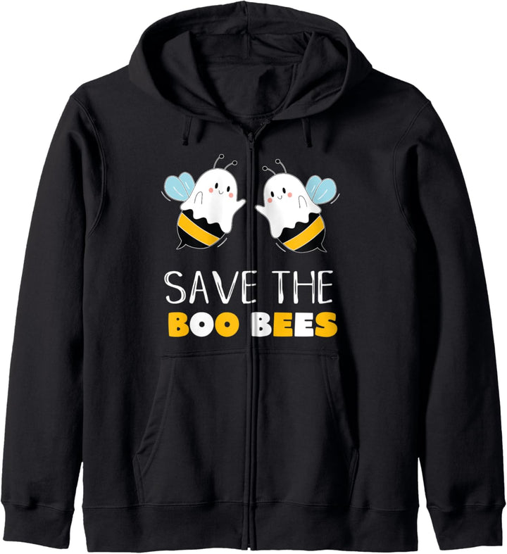 Save The Boobees Halloween Brustkrebs-Bewusstseinskostüm Kapuzenjacke