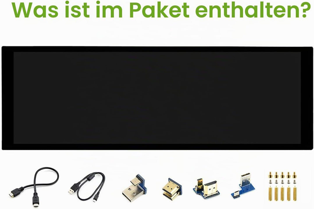LUCKFOX 7.9-inch HDMI Touchscreen LCD Display, Waveshare 400(H) x 1280(V) Pixels IPS Screen, 60Hz Co