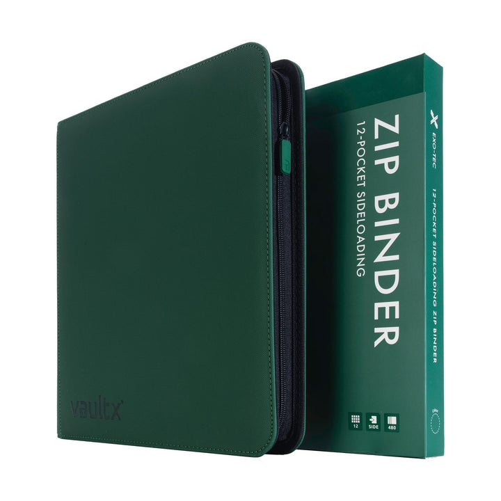 Vault X Premium eXo-Tec Zip Heftmappe - 12 Fächer Sammelkarten Trading Cards Mappe - 480 Fächer mit