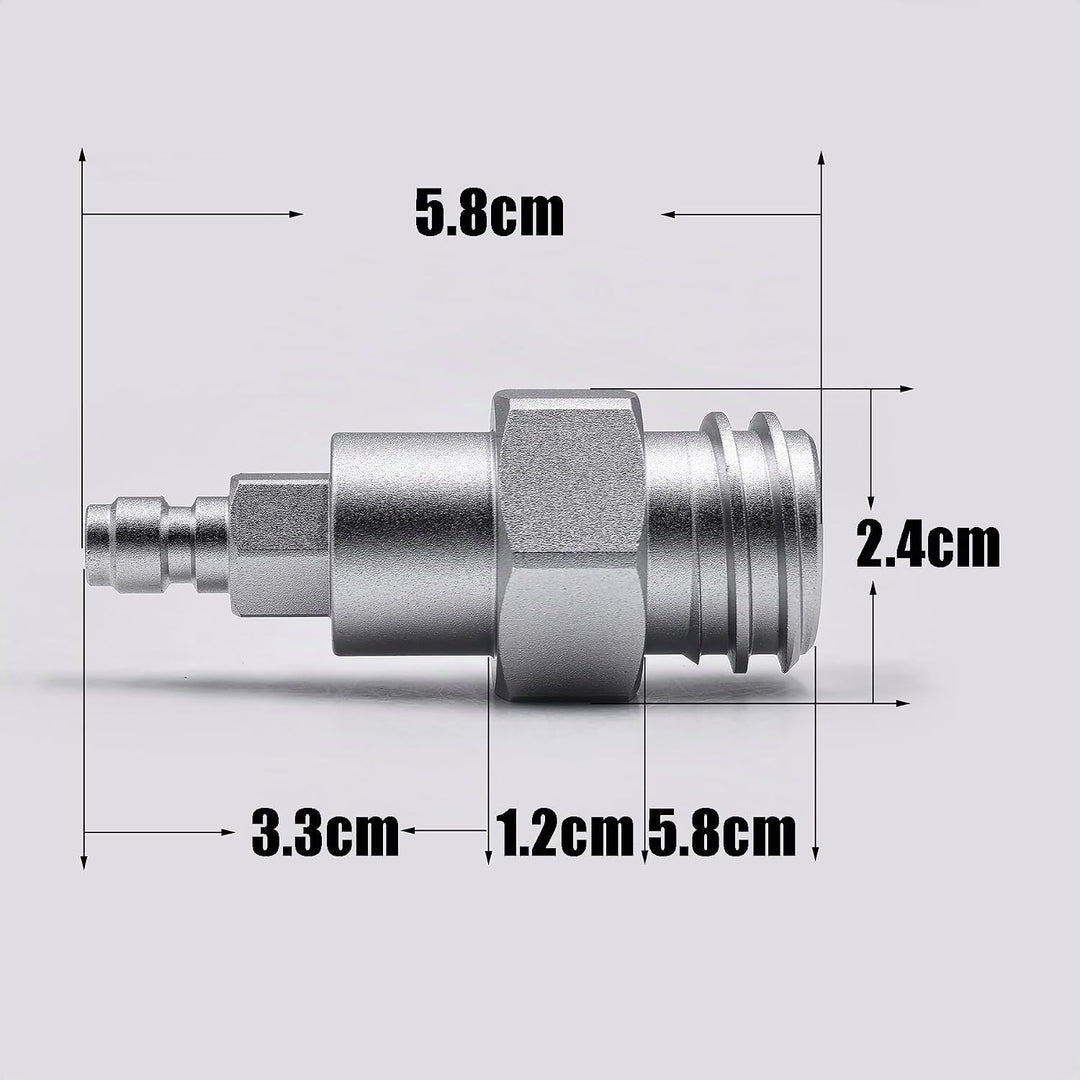 DRYHTEN Soda Wasser Maker Maschine Kohlendioxid Füllstation Adapter TR21-4 für externen CO2 Tank mit