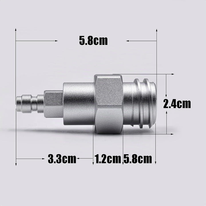 DRYHTEN Soda Wasser Maker Maschine Kohlendioxid Füllstation Adapter TR21-4 für externen CO2 Tank mit