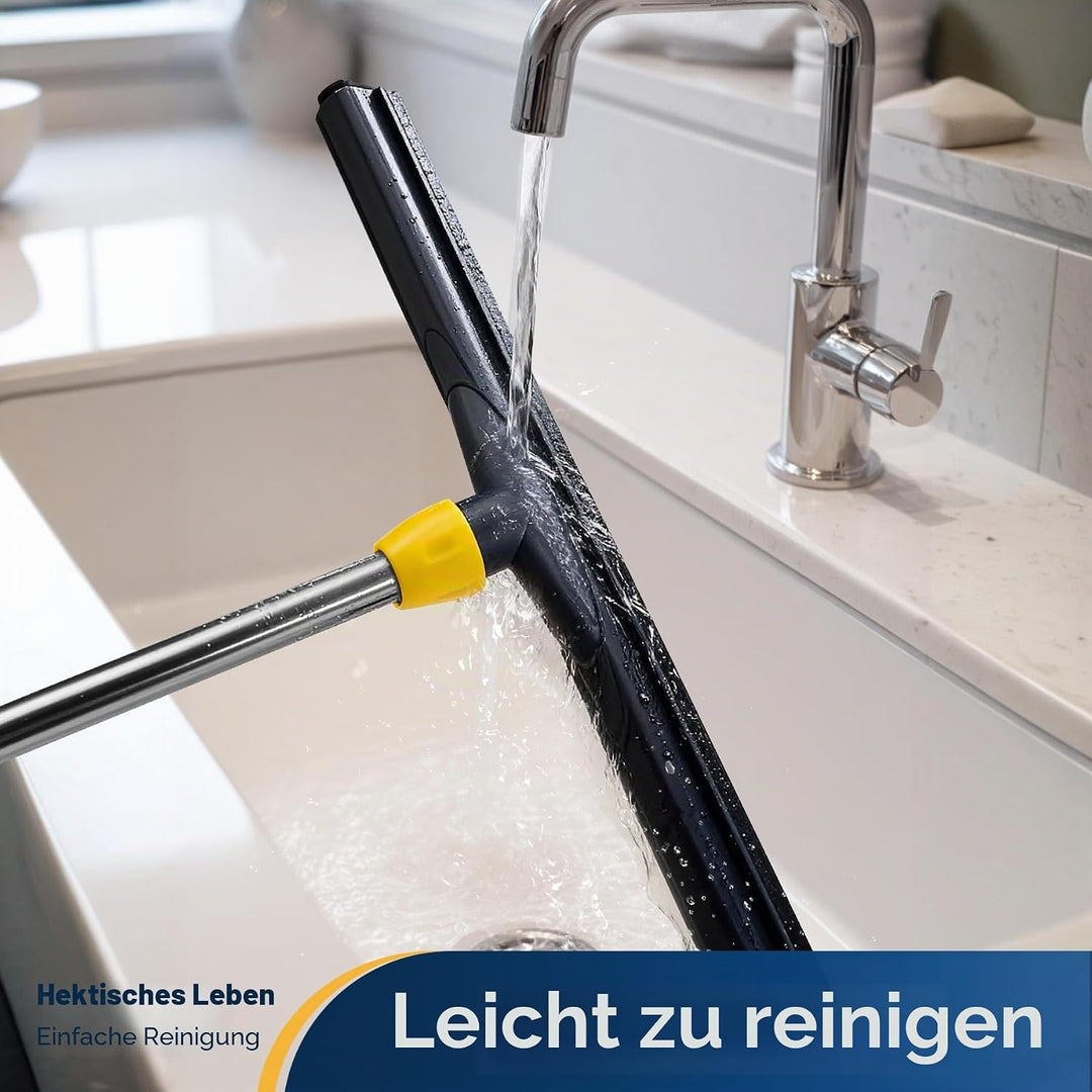 Yocada Bodenwischer Wasserabzieher 54in Besen Perfekt für Dusche Badezimmer Küche Home Fliesen Tierh