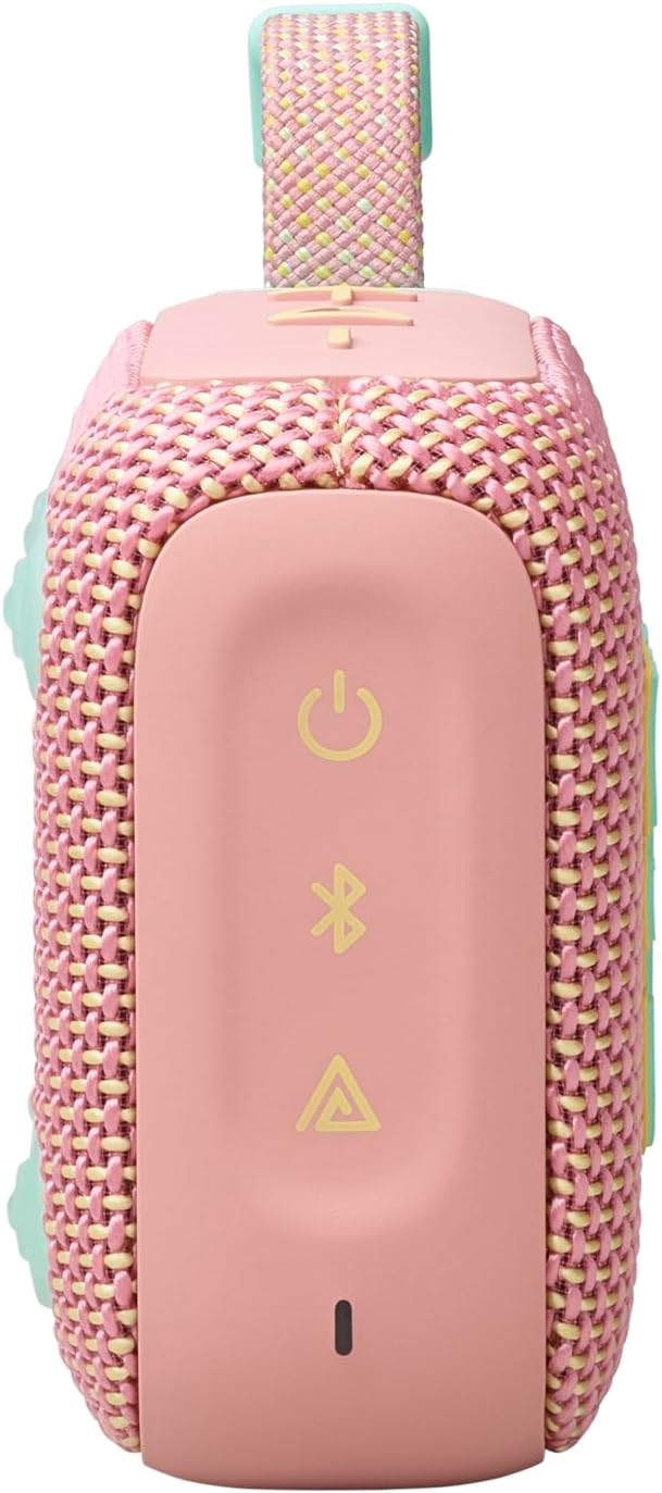 JBL Go 4 in Pink – Tragbare Bluetooth-Lautsprecher-Box mit JBL Pro Sound, tiefem Bass und Playtime-B