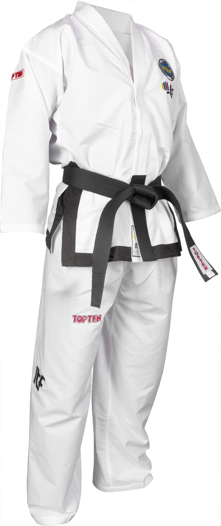 TOP TEN Taekwon-Do Master Dobok „Diamond“ (ITF approved) 160 Weiss, 160 Weiss