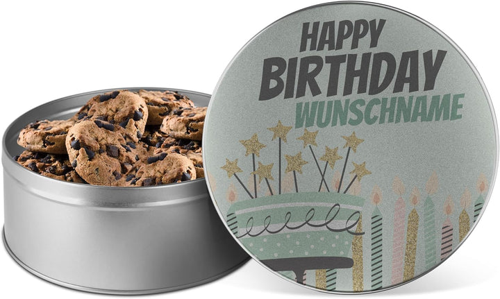 printplanet® - XL Keksdose personalisiert - Keks-Dose mit eigenem Wunschtext personalisieren - Plätz