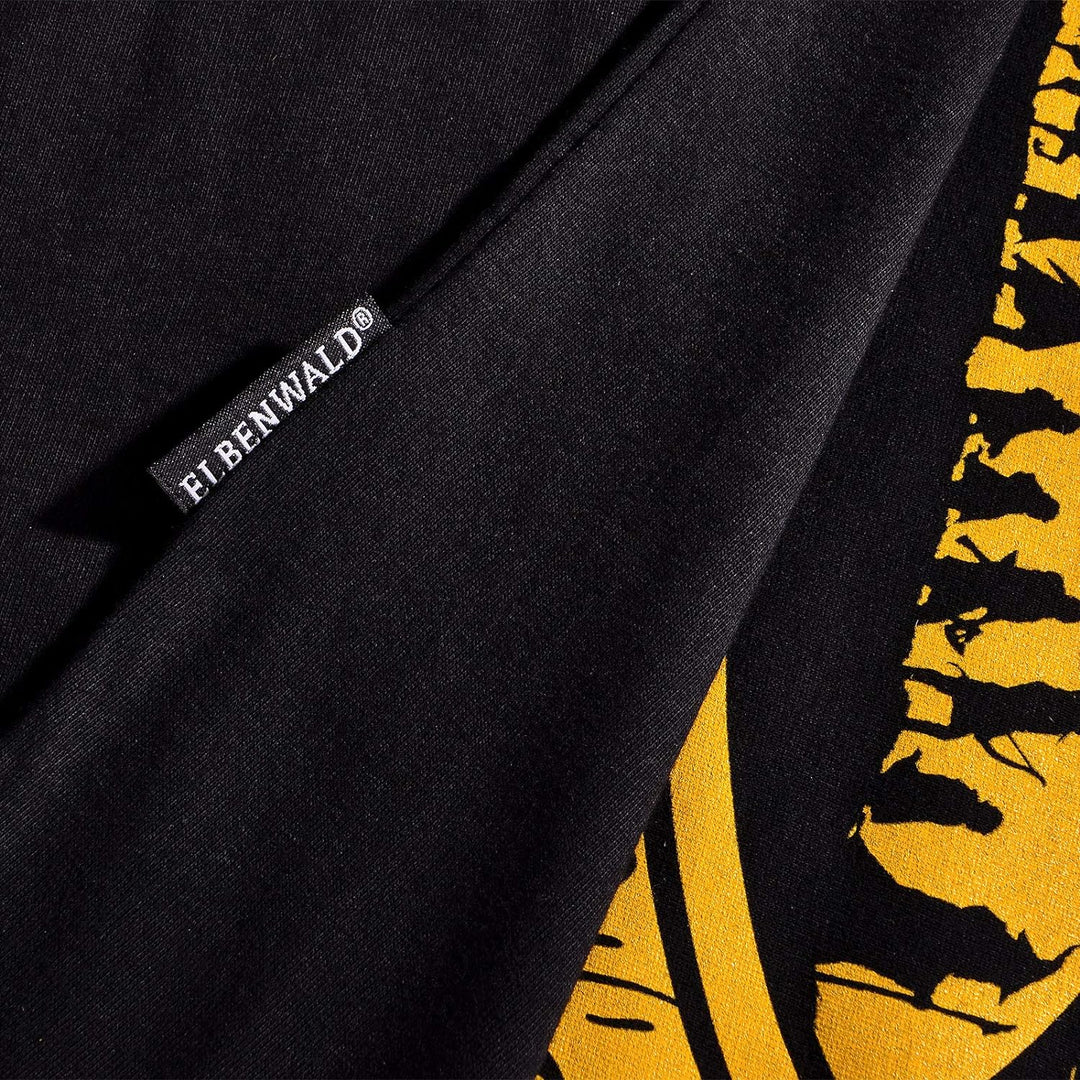 Elbenwald Herr der Ringe Herren T-Shirt Gefährten des Rings Baumwolle schwarz - M
