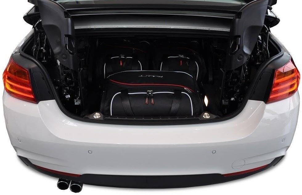KJUST Dedizierte Reisetaschen 3 STK kompatibel mit BMW 4 Cabrio F33 2013-2020