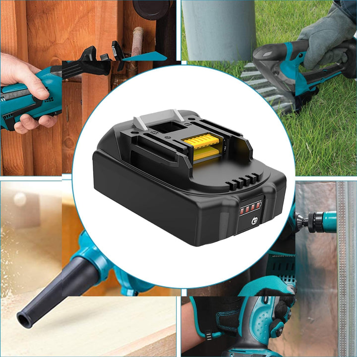 Energup 2 Stück 18V 3500mAh Akku für Makita Akku 18V BL1830 BL1815N BL1820 BL1830B BL1840