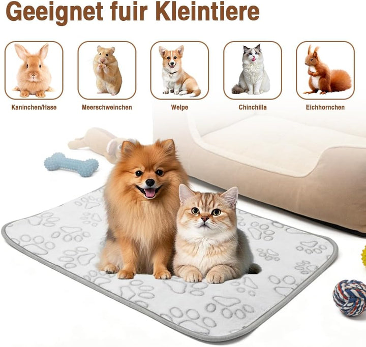RANJIMA Wiederverwendbare PIPI Pads für Meerschweinchen, wasserdichte und Schnell Saugfähige Waschba