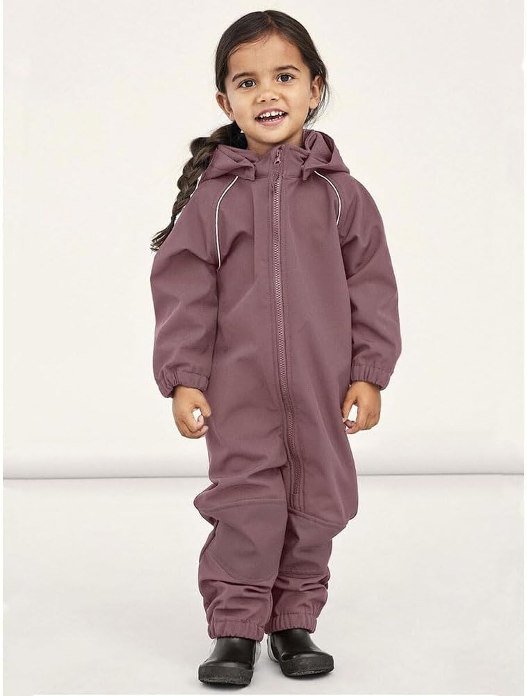 NAME IT Unisex Nmnalfa Softshell Suit Solid Fo Noos Regenanzug, 80