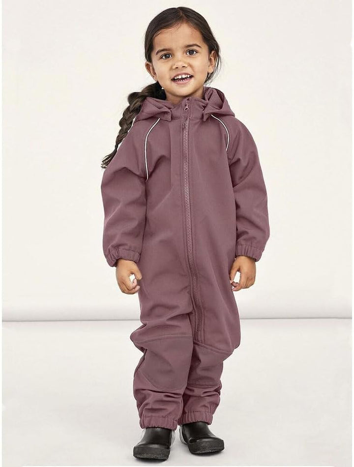 NAME IT Unisex Nmnalfa Softshell Suit Solid Fo Noos Regenanzug, 80